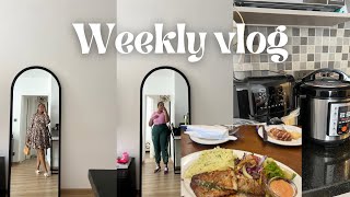 Weekly vlog:New Airfryer,Pressure Cooker,Perfumes,Yearly planner notebook ,Lunch date ,cooking,gym