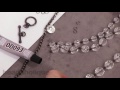 how to make the multi strand crystal elegance necklace