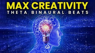 Boost Creativity to MAX: Theta Waves Binaural Beats for Creativity \u0026 Positivity