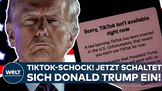 USA: Schock! Aus für TikTok! Jetzt schaltet sich der designierte US-Präsident Donald Trump ein!