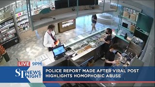Police report made after viral post highlights homophobic abuse | ST NEWS NIGHT