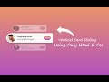 Vertical Card Sliding Animation using only HTML & CSS