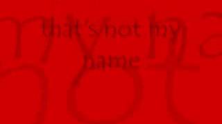 the ting tings - that's not my name w/lyrics
