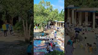 桃園市龍潭區的龍潭運動公園戲水區放水啦！免費玩水超讚！