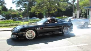 Supra Burnout,M3 and E63 powerslide! MUST SEE