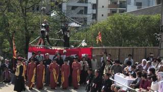 【長崎くんち２０１６】７日諏訪神社 筑後町　龍踊り入場