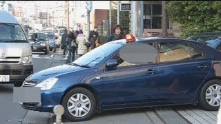 覆面パト緊急出動！Rapid deployment of the unmasked patrol car.