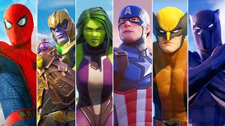 Fortnite All Crossover Trailers, Cutscenes Movie & Shorts (Marvel, DC, Gaming Legends & Bosses)