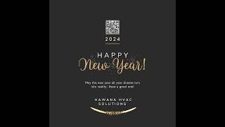 Happy New Year #2024 Hawana HVAC Solutions