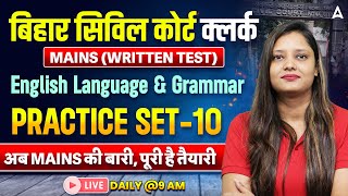 Bihar Civil Court Clerk Mains English Language \u0026 Grammar Practice Set By Deepti Ma'am #10