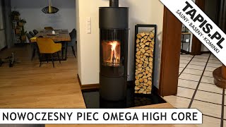 DUŃSKI PIEC WOLNOSTOJĄCY JYDEPEJSEN OMEGA HIGH CORE MONTAŻ SIEDLCE- KOMINKI - PIECE - TAPIS.PL