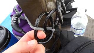 How to lock up you valuables on the beach