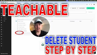 ✅ How Delete Remove Student From Teachable Course 🔴