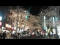 dscf2099日本橋さくら通り20160331夜桜ライトアップ