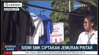 Siswi SMK Di Kupang NTT Ciptakan Jemuran Pintar