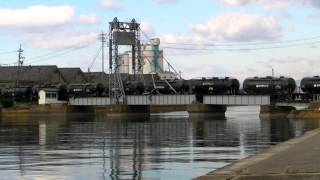 四日市の可動橋　末広橋梁　Bascule bridge in Yokkaichi