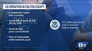 Immigration arrests made during Chilton County operation