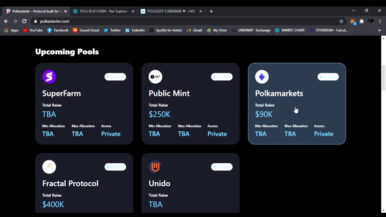 Polkastarter Price Predictions - New DEFI IDO Listings! 10x POLS - YouTube