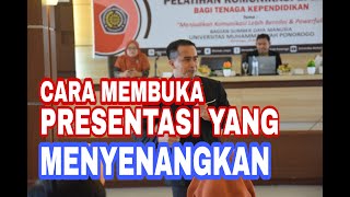 Cara Membuka Training Menyenangkan II Opening Training Karyawan II Yasid Purnama