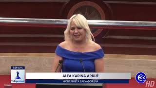 #Teleprensa33 | Alfa Karina nombrada Hija Meritísima de El Salvador