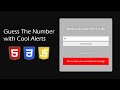 Guess The Number with HTML CSS & JavaScript - Simple JS Project