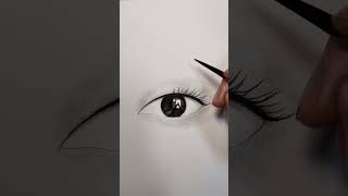 eyes 3D pencil sketch ✏️🖌️😱#shorts #shortsfeed #sketch #art #viral #short #sketching #shortvideo