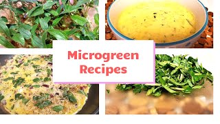 Microgreen Recipes | ഞങ്ങൾ  അമേരിക്കയിലെ കൊടും തണുപ്പിൽ വളർത്തിയെടുത്ത ഇലക്കറി കൊണ്ടുള്ള വിഭവങ്ങൾ