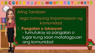 Mga batayang impormasyon ng Komunidad(AP 2- Aralin2)