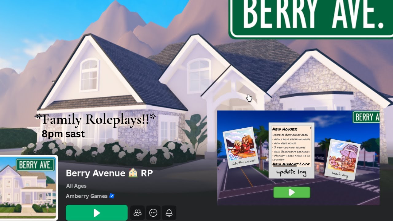 Berry Avenue Roleplay Youtube