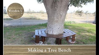 Making a Tree Bench - Wooden U