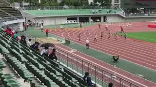 2020.07.11岡山県選手権男子100m予選19組目