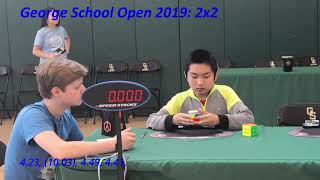 4.38 Official 2x2 average!| George School Open 2019