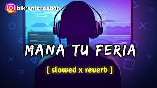 Mana Tu Feria Lofi Song [slowed + reverb] || Odia Lofi || Humane Sagar || Odia Lofi Song ||