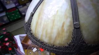 Antique Slag Glass Lamp for $250.00. Should I have bought this? - 3/16/14