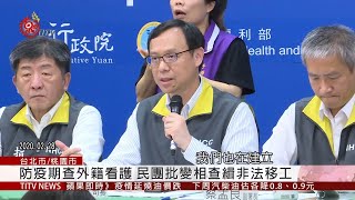 防疫期查外籍看護 民團批變相查緝非法移工 2020-02-29 IPCF-TITV 原文會 原視新聞