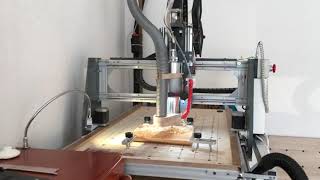 DIY CNC wood cutting with 2mm end ball cutter tool