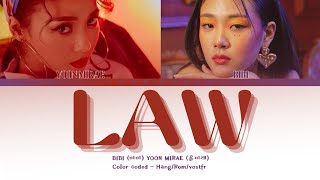 Yoon Mirae (윤미래), BIBI (비비) - LAW (Prod. by Czaer) (Color Coded Hang/Rom/Vostfr)