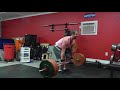 boris 245lbs for 10 reps