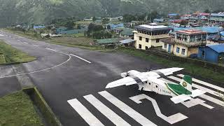 世界一危険な空港（離陸）Aug 2019 Take off from Lukla's Tenzing Hillary Airport