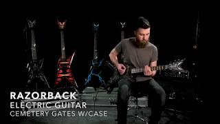 Dean Razorback Electric Guitar, Cemetery Gates | Demonstration