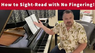 FUN Sight-Reading Lesson with Cory -- eliminate fingering problems with the two-finger technique!