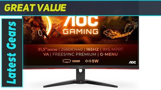 reviewImmersive Gaming: AOC Gaming CQ32G2SE 32-Inch QHD Curved Monitor Review