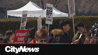 Ontario students protest Ford government's proposed OSAP cuts