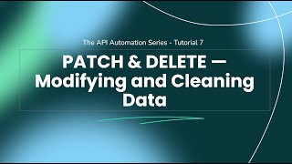 API Automation using Postman - Tutorial 8