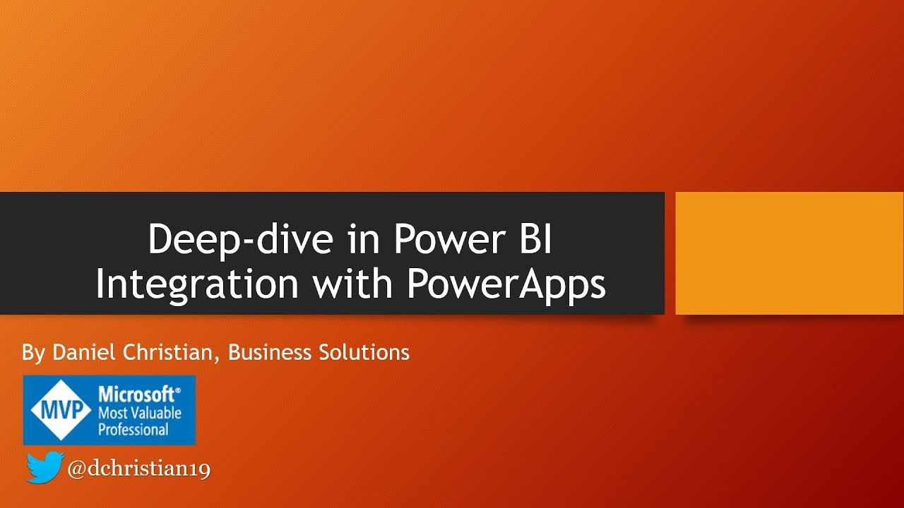 Deep-dive In Power BI Integration With PowerApps - YouTube