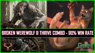 Gwent | Werewolf \u0026 Thrive Are Becoming New Meta? 90% Win Record