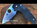 spyderco lil native the best knife except for one flaw