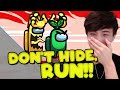 Don't hide, JUST RUN in Hide'n Seek Among Us ft.Sykkuno, Fuslie, Janet, 5up.