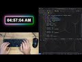 ASMR Programming - Coding Clock - No Talking