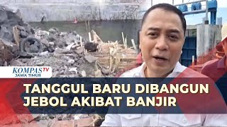 Tanggul Baru Jebol! Wali Kota Surabaya Eri Cahyadi Sidak ke Simo Hilir Barat